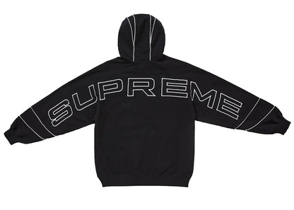 Supreme Paneled Hooded Sweatshirt (SS25) Black