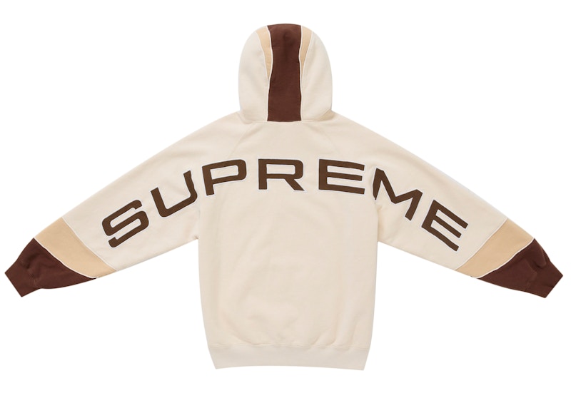 Supreme Paneled Hooded Sweatshirt (SS25) Natural