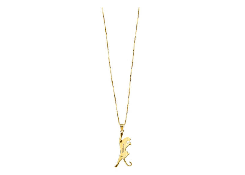 Supreme Panther Gold Pendant Gold
