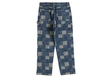 Supreme Patched Denim Pant Blue
