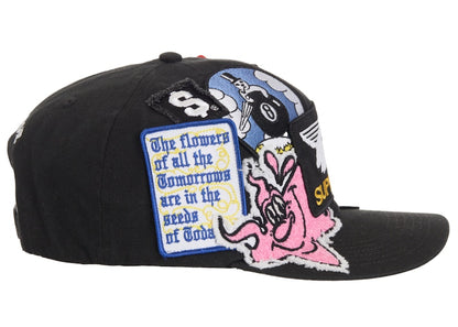 Supreme Patches 6-Panel Black