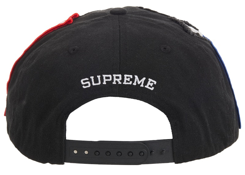 Supreme Patches 6-Panel Black
