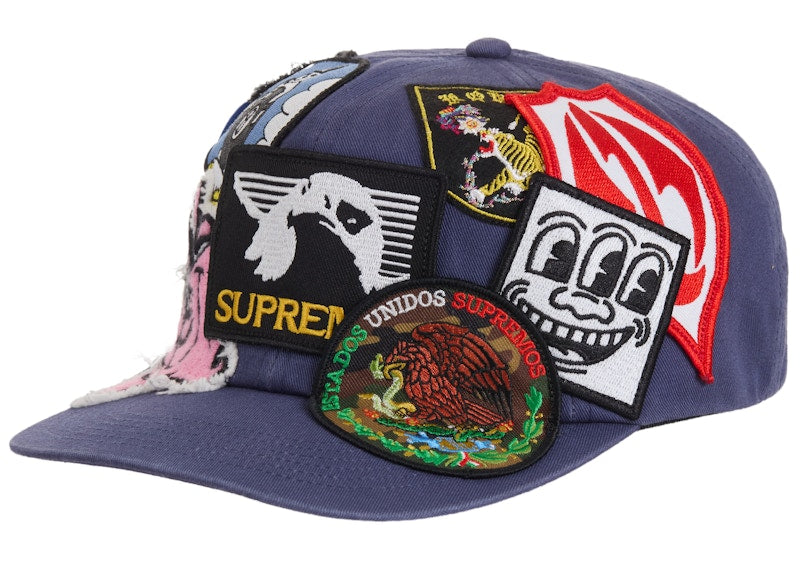 Supreme Patches 6-Panel Navy