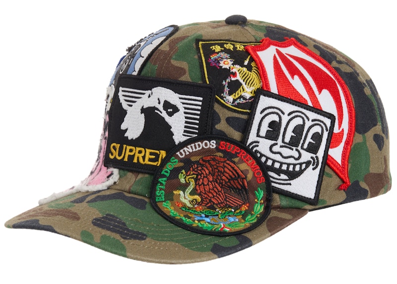 Supreme Patches 6-Panel Woodland Camo