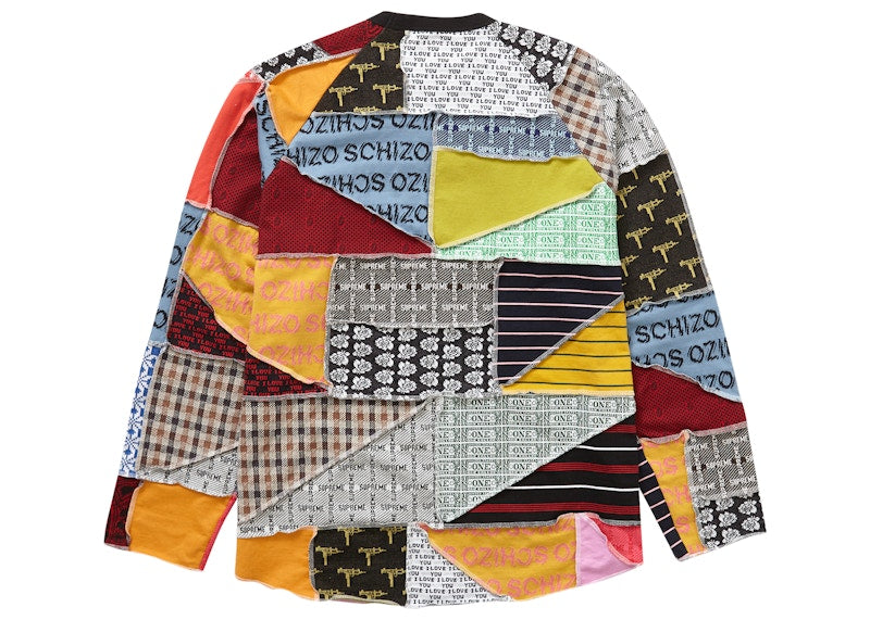 Supreme Patchwork Jacquard L/S Top Multicolor