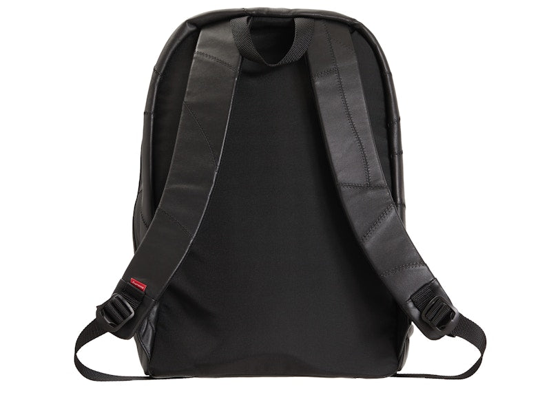 Supreme Patchwork Leather Backpack Black