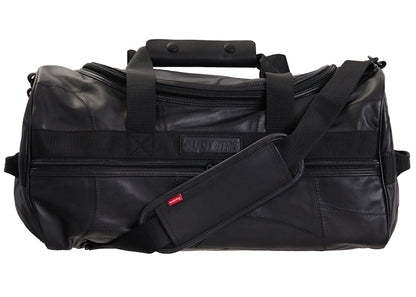 Supreme Patchwork Leather Duffel Bag Black