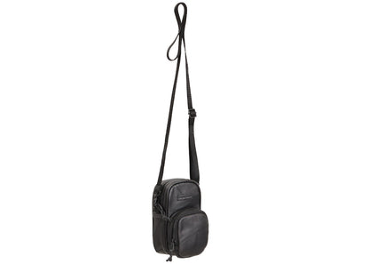 Supreme Patchwork Leather Small Shoulder Bag Black
