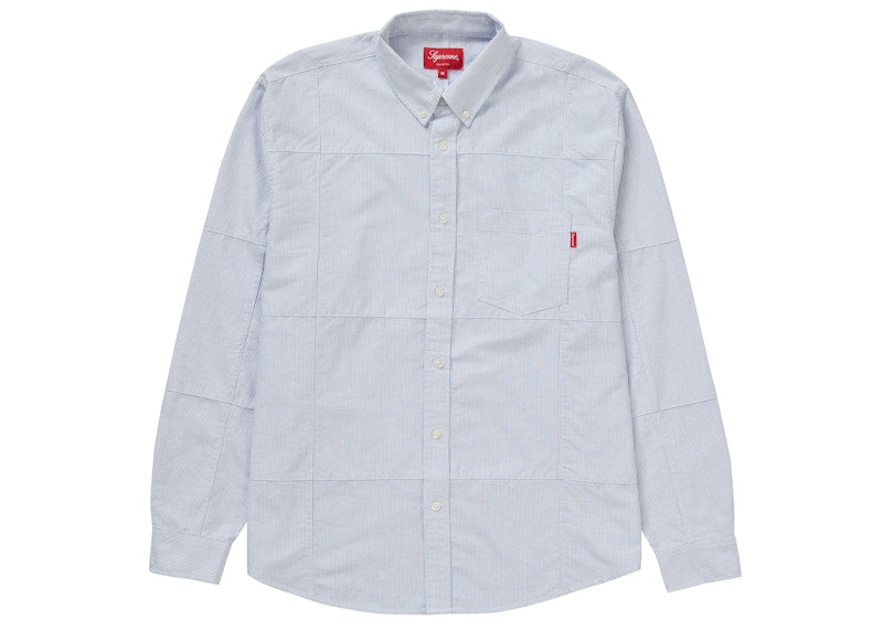 Supreme Patchwork Oxford Shirt Stripe