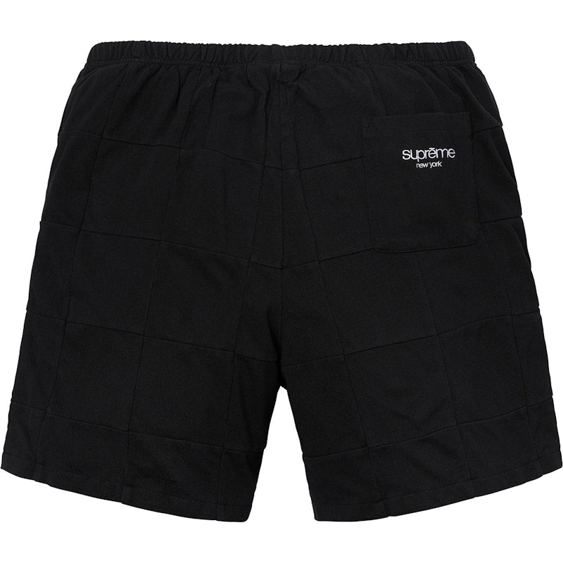 Supreme Patchwork Pique Short Black
