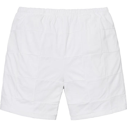 Supreme Patchwork Pique Short White