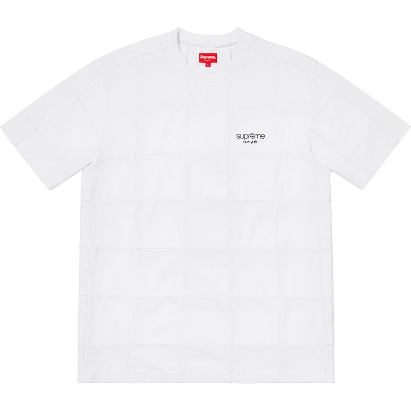 Supreme Patchwork Pique Tee White