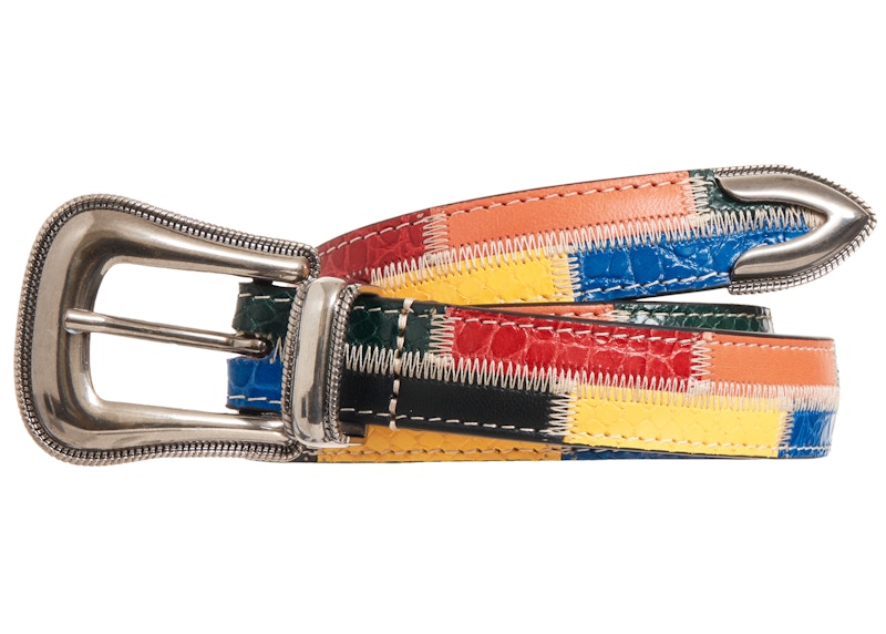 Supreme Patchwork Ranger Belt Multicolor