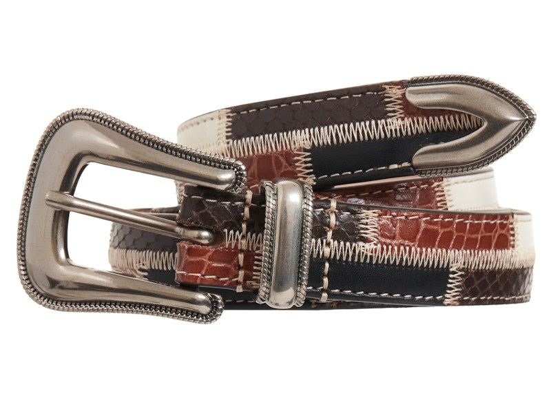 Supreme Patchwork Ranger Belt Natural