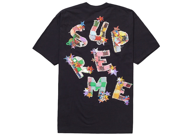 Supreme Patchwork Tee Black