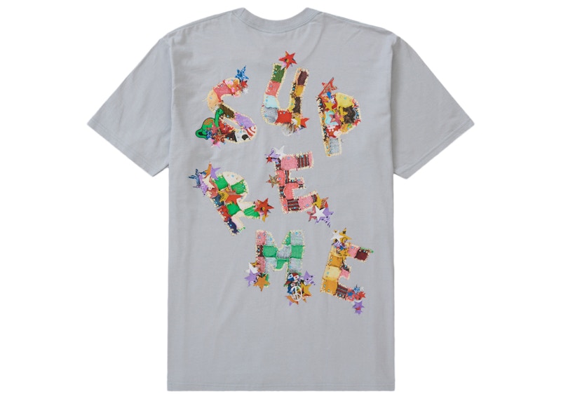 Supreme Patchwork Tee Cement