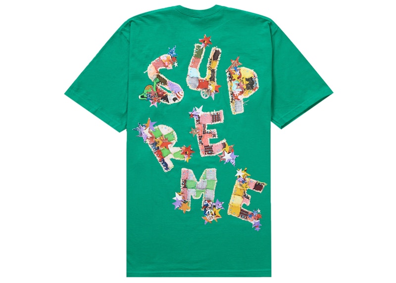 Supreme Patchwork Tee Green