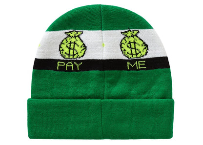 Supreme Pay Me Beanie Green