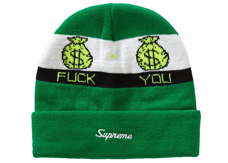 Supreme Pay Me Beanie Green