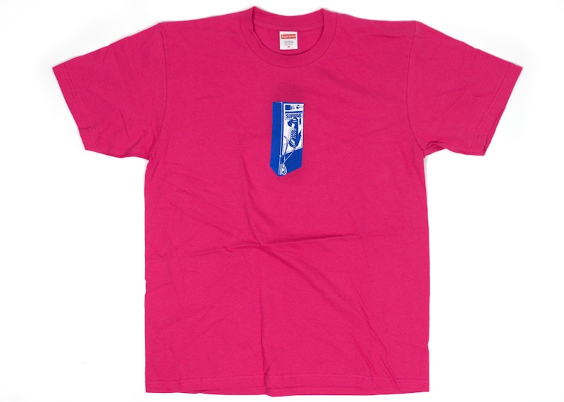 Supreme Payphone Tee Dark Pink