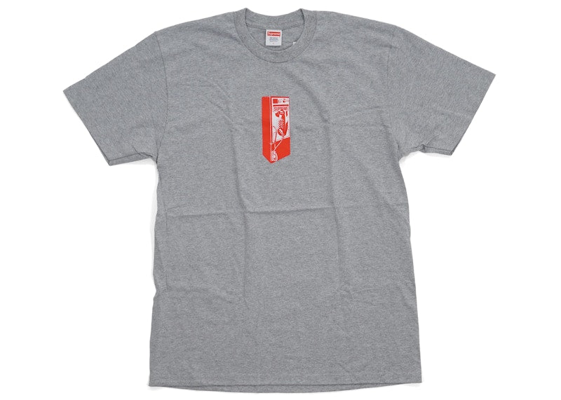 Supreme Payphone Tee Heather Grey