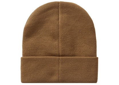 Supreme Peace Embroidered Beanie Tan