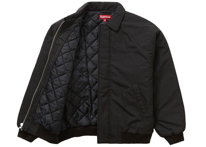 Supreme Peace Embroidered Work Jacket Black