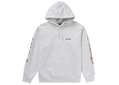 Supreme Peace Hooded Sweatshirt Ash Grey