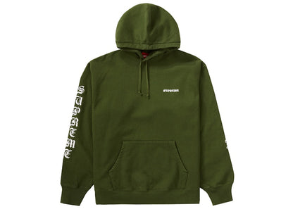 Supreme Peace Hooded Sweatshirt Green