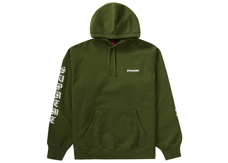 Supreme Peace Hooded Sweatshirt Green