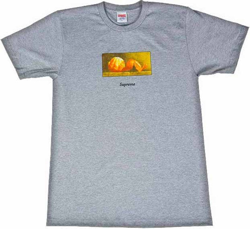 Supreme Peel Tee Heather Grey