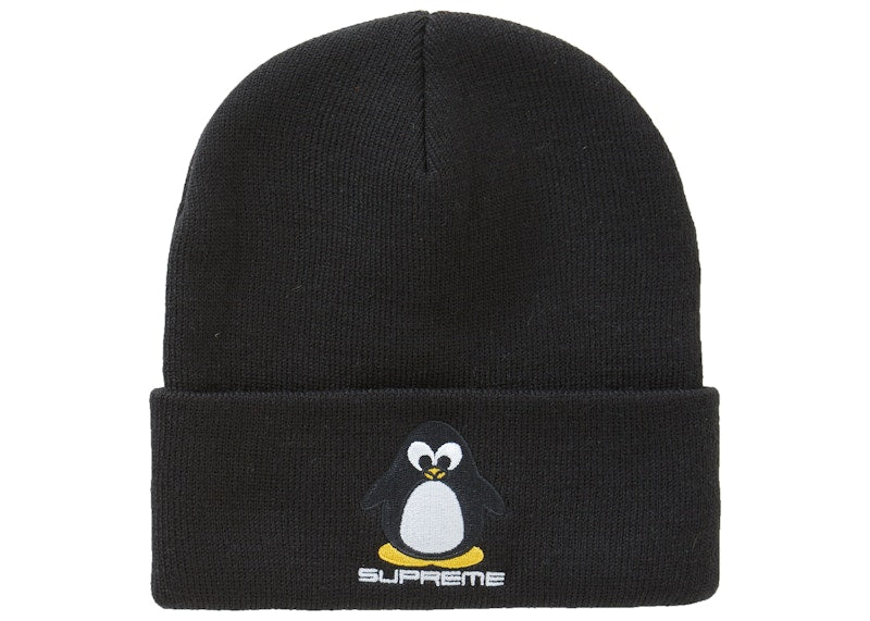 Supreme Penguin Beanie Black