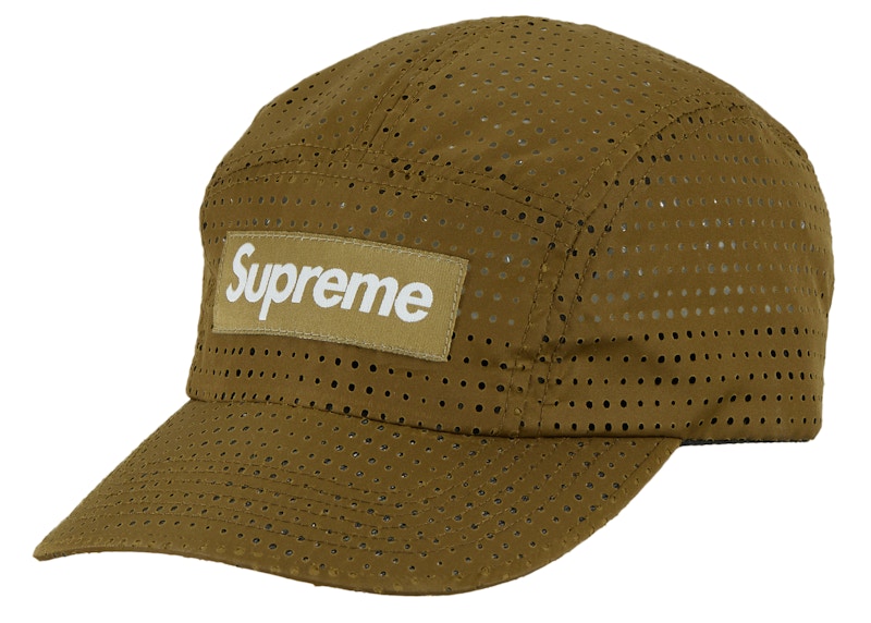Supreme Perforated Camp Cap (SS22) Olive Brown