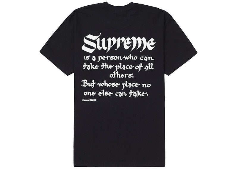 Supreme Person Tee Black