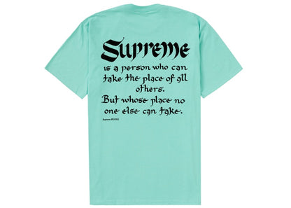 Supreme Person Tee Teal