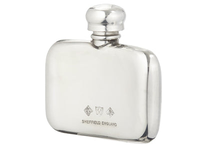Supreme Pewter Mini Flask Silver
