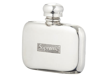 Supreme Pewter Mini Flask Silver