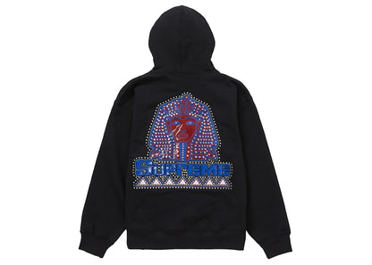 Supreme Pharaoh Studded Hooded Sweatshirt Black