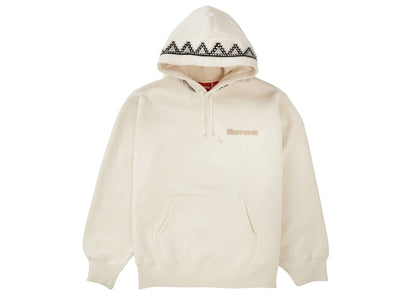 Supreme Pharaoh Studded Hooded Sweatshirt Natural