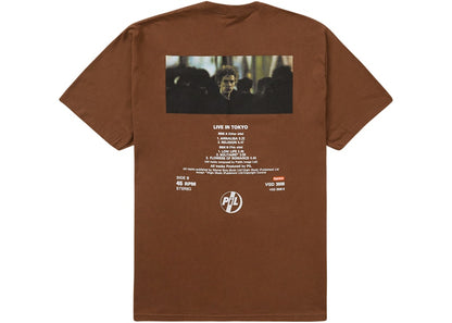 Supreme PiL Live In Tokyo Tee Brown