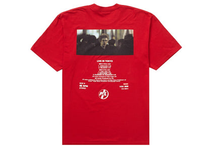 Supreme PiL Live In Tokyo Tee Red