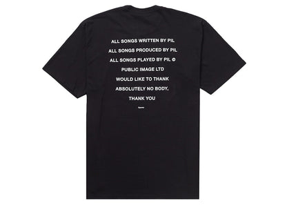 Supreme PiL Tee Black