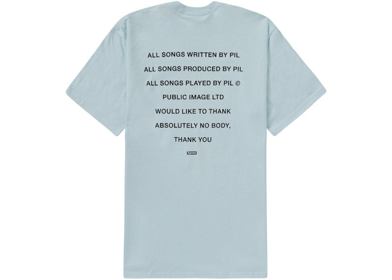 Supreme PiL Tee Pale Blue