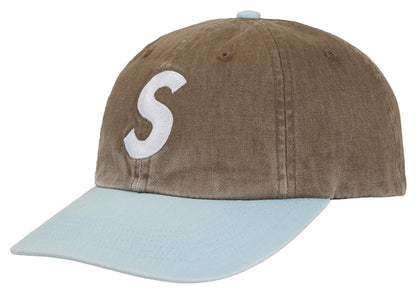 Supreme Pigment Coated 2-Tone S Logo 6-Panel Brown