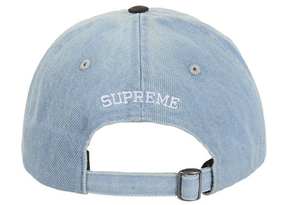 Supreme Pigment Coated 2-Tone S Logo 6-Panel Denim
