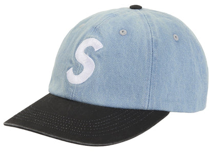 Supreme Pigment Coated 2-Tone S Logo 6-Panel Denim