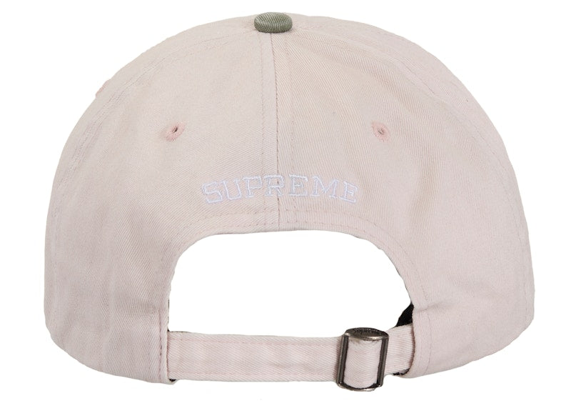Supreme Pigment Coated 2-Tone S Logo 6-Panel Pink