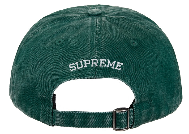 Supreme Pigment Coated S Logo 6-Panel Green