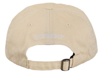 Supreme Pigment Coated S Logo 6-Panel Light Tan