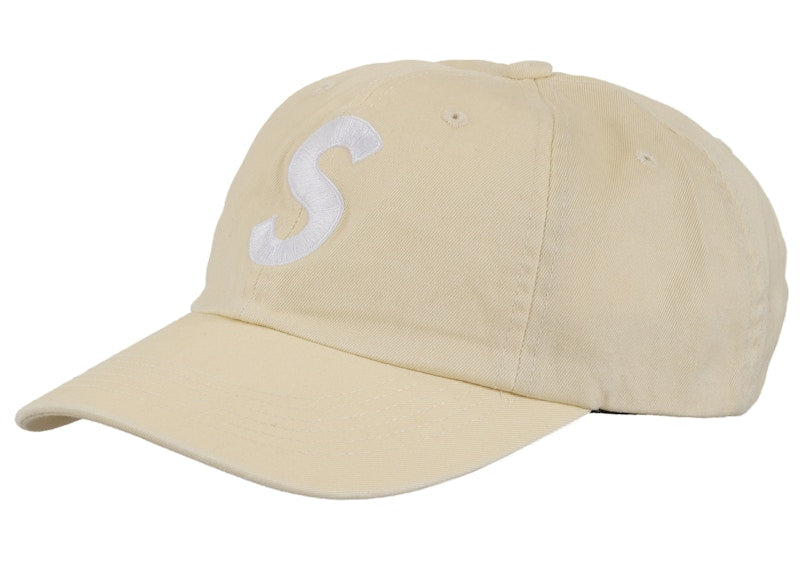 Supreme Pigment Coated S Logo 6-Panel Light Tan